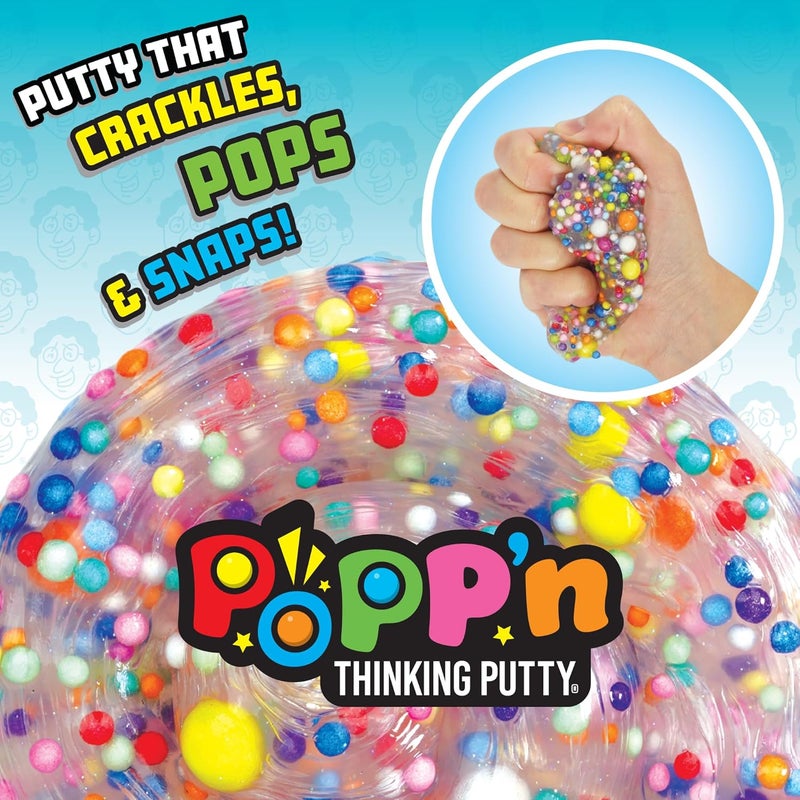 Crazy Aaron's Thinking Putty® - Poke'N Dots Popp’n - Multi-Color Sensory Putty for Kids and Grown ups in a 4" Tin - Creative and Endless Fun, Stress Relief Therapy Toys, Never Dries Out - Made in USA - Image 3